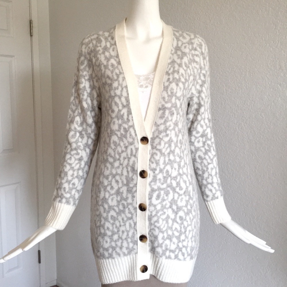 victoria's secret animal print long cafigans